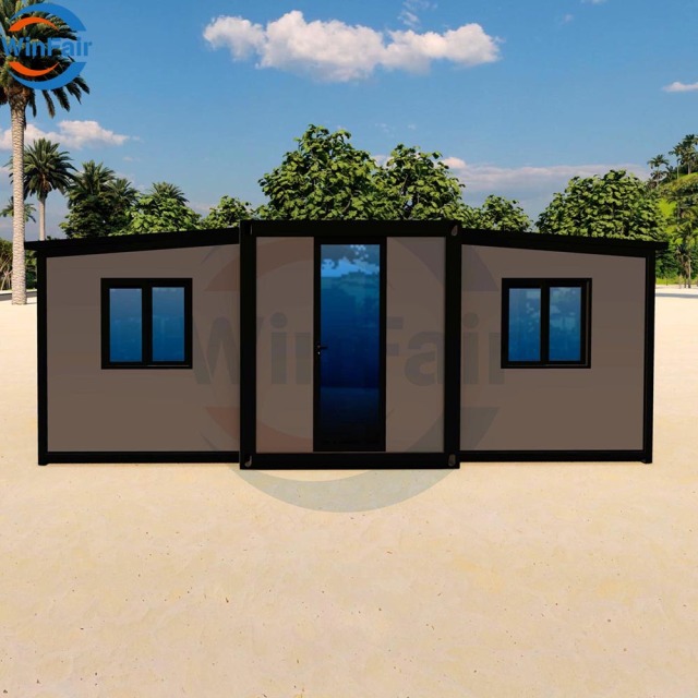 WinFair Outdoor Portable Granny Flat Modern Modular Beach Prefab 2 Bedroom House Prefabricated Foldable Houses Container India