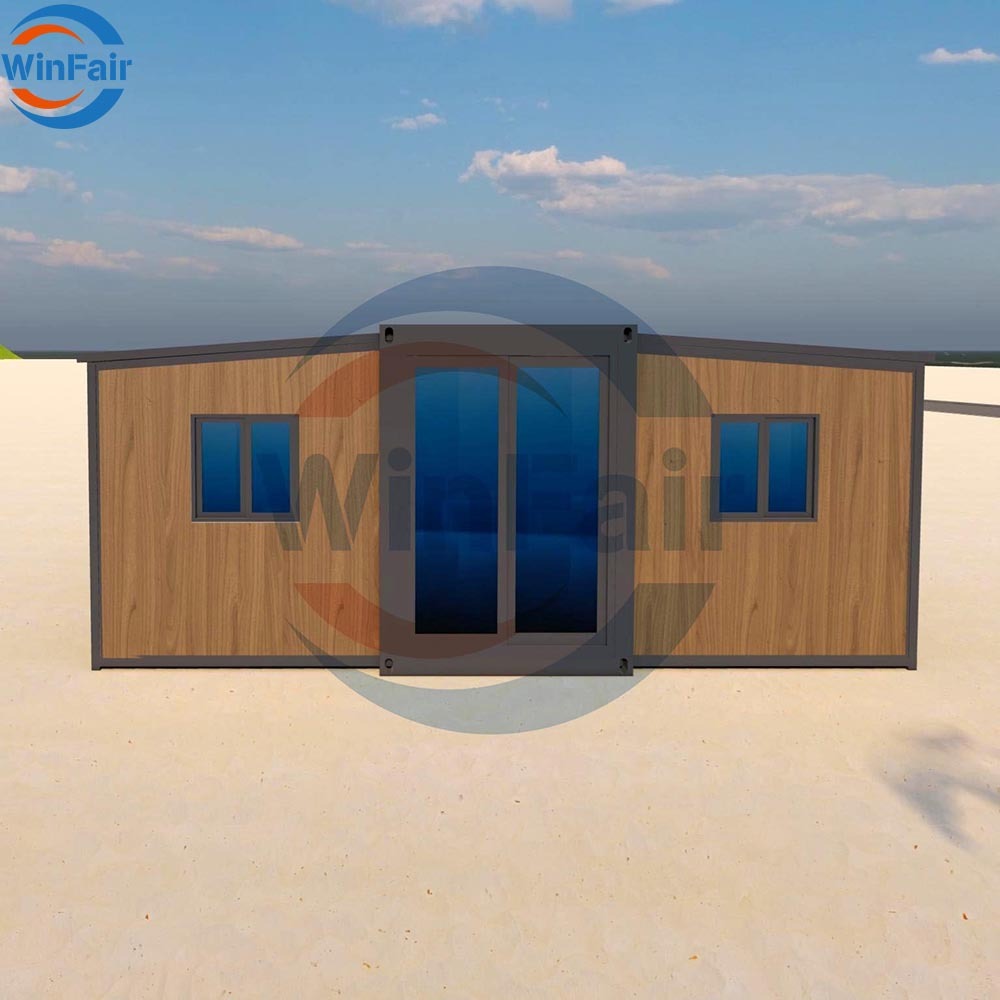 WinFair Good Price China Prefab Prefabricated Folding Movable Expandable Container House Serbia Ready-Made-Container-House