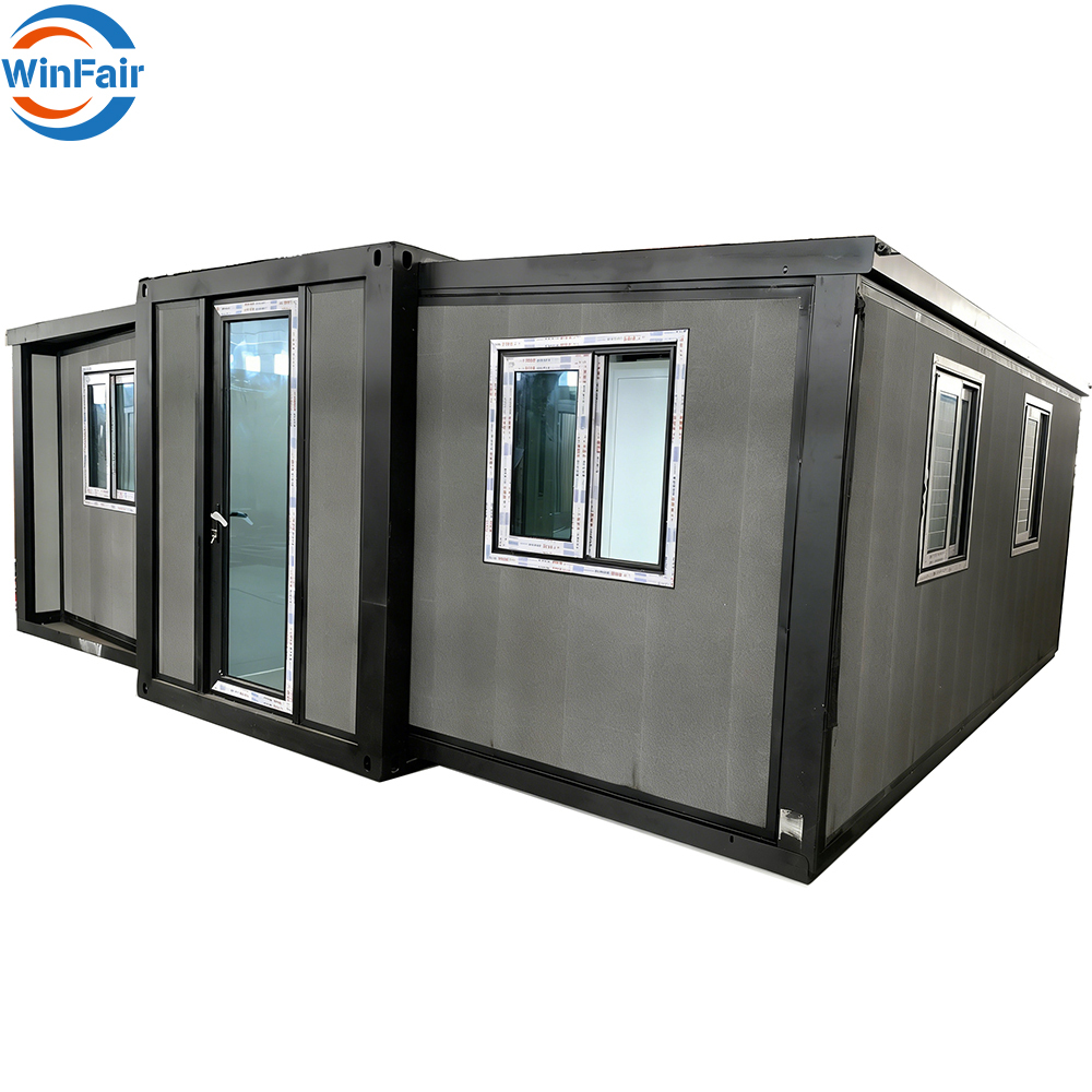 Wholesale Price Prefab Modern Steel Foldable Prefabricated Folding Living Expandable Container House Home Luxury 20Ft