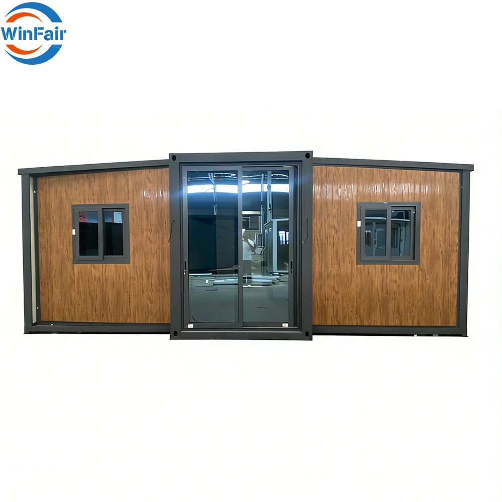 WinFair Wholesale Low Price 2Bedroom Modern Prefabricated Prefab Tiny Steel Folding Mobile Container House With Bathroom