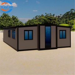 WinFair 20Ft Prefabricated Pre Fab House Philippines Folding Prefab Mobile Expandable Container House Modular Villa Luxury China