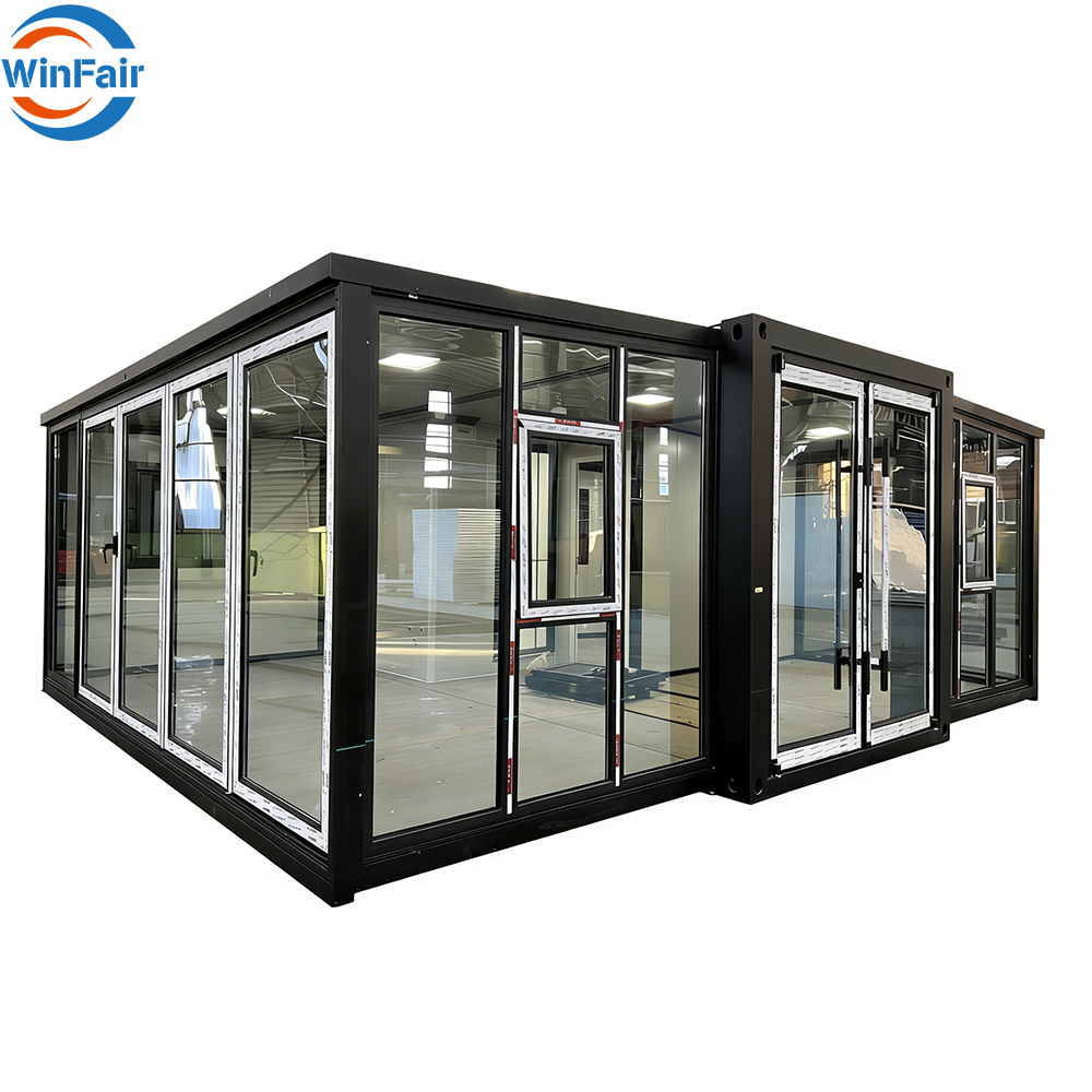 WinFair Portable 20 Foot Foldable Modular Small Container House Mobile Expandable Prefab House Wholesale Container With Bathroom