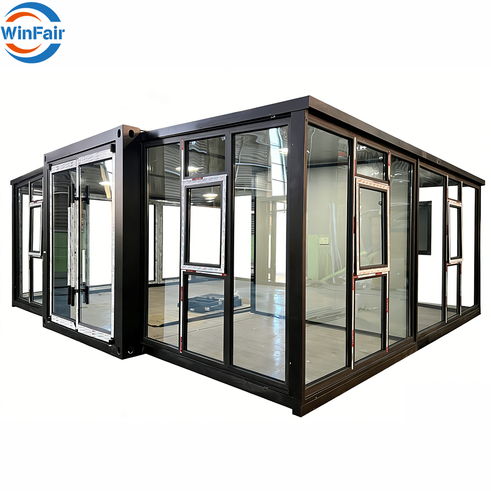 WinFair Portable 20 Foot Foldable Modular Small Container House Mobile Expandable Prefab House Wholesale Container With Bathroom