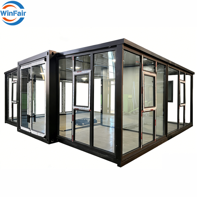 WinFair Portable 20 Foot Foldable Modular Small Container House Mobile Expandable Prefab House Wholesale Container With Bathroom