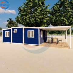WinFair Quality Luxury Prefabricated Waterproof Expandable Container House With Kitchen Modular Tiny Prefab Home With Terrace