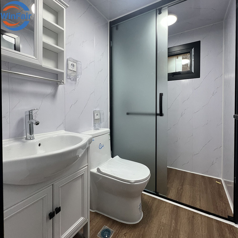 WinFair Oem Low Price 20Ft Portable Prefab Modular Folding Villa Container House Homes Luxury Prefabricated Chalet for Sale