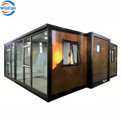 WinFair Portable 20 Foot Foldable Modular Small Container House Mobile Expandable Prefab House Wholesale Container With Bathroom