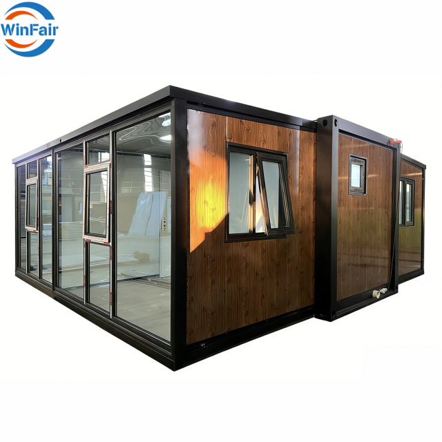 WinFair Portable 20 Foot Foldable Modular Small Container House Mobile Expandable Prefab House Wholesale Container With Bathroom