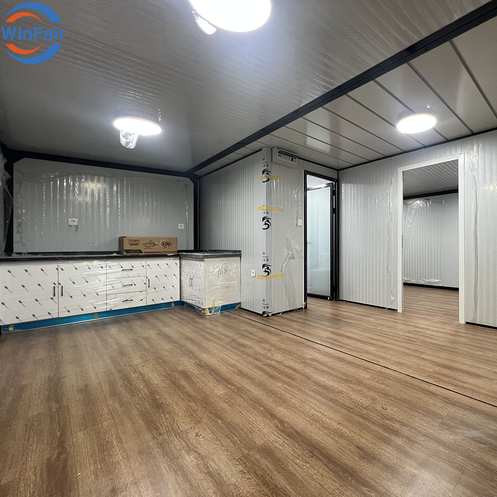 WinFair Oem Low Price 20Ft Portable Prefab Modular Folding Villa Container House Homes Luxury Prefabricated Chalet for Sale