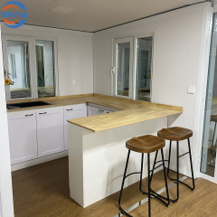 WinFair Luxury Prefabricated-Houses-China Folding Expandable Sandwich Panel Prefab Mobile Modular Villa Container House