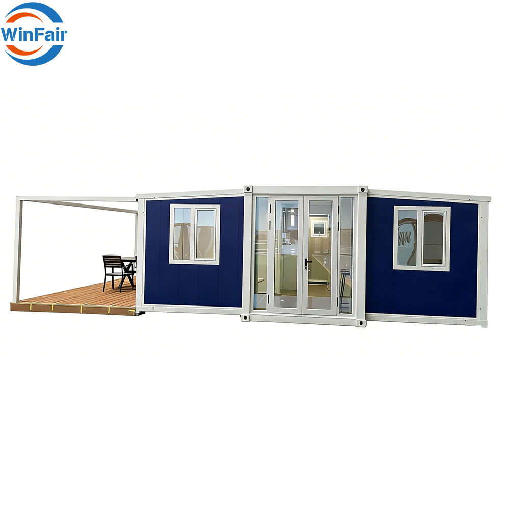 WinFair New Zealand Low Cost House 2 Bedroom Prefab Prefabricated Homes Foldable Modular Container Module House Bath With Toilet