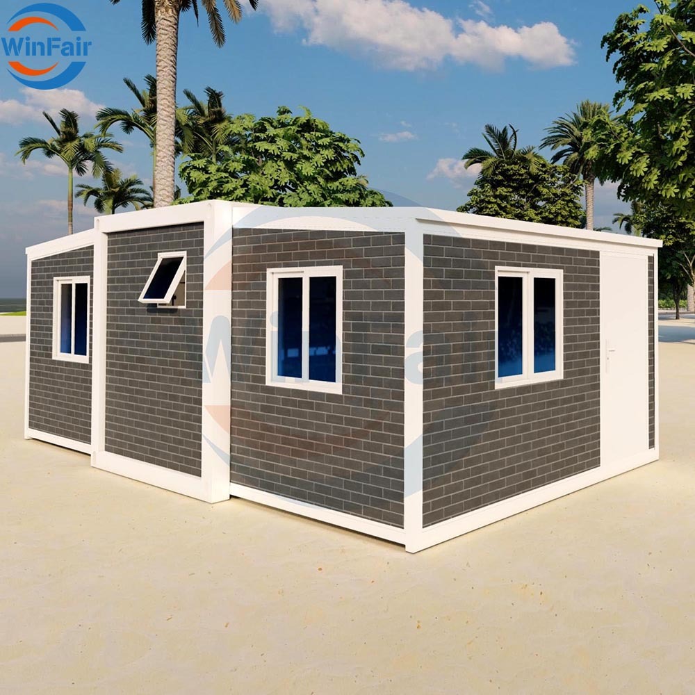 WinFair Prefab Prefabricated Expandable Tiny Prefab Mobile Container Houses Jordan Modular Homes 2 Bedroom for Philippines