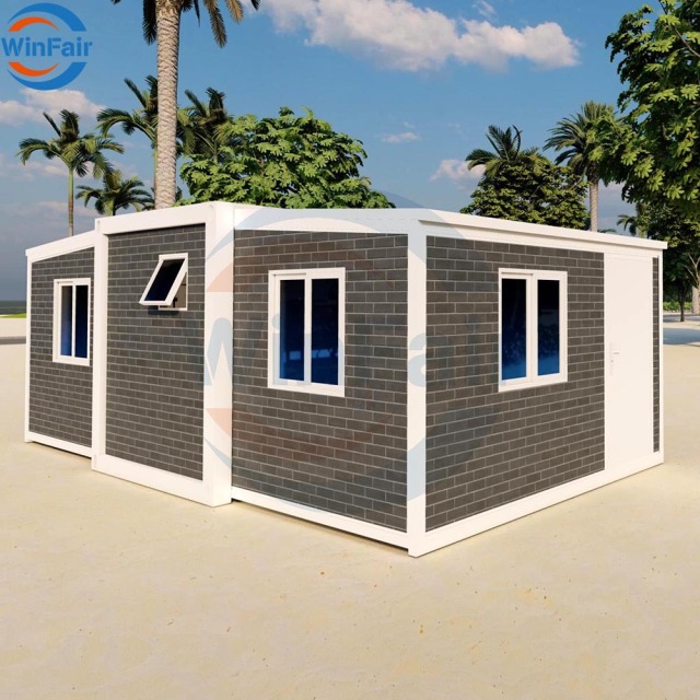 WinFair Prefab Prefabricated Expandable Tiny Prefab Mobile Container Houses Jordan Modular Homes 2 Bedroom for Philippines