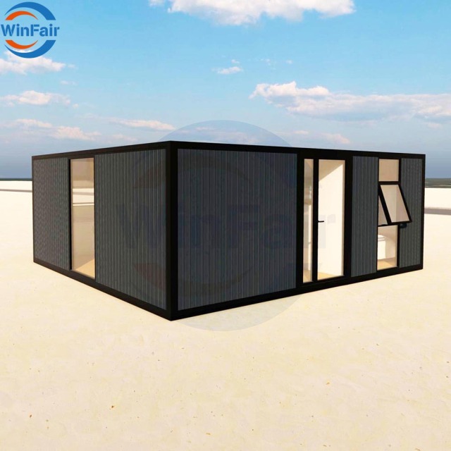 WinFair Luxury Portable 20 Ft Prefab 2 Bedroom Expandable Container Module House Modular Living Tiny Mobile Home House Thailand