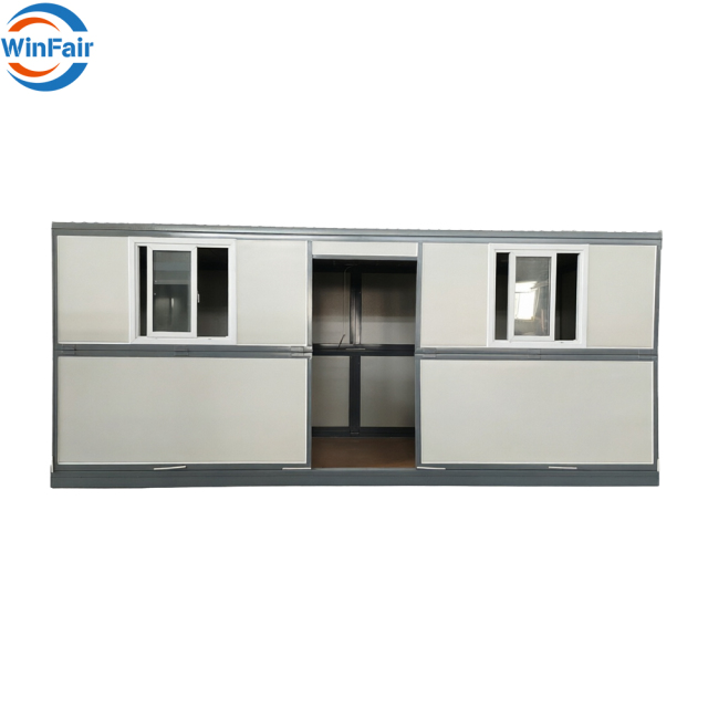 WinFair Sales Reasonable Price Ready Foldable Prefabricated Luxury Modern Villa House Folding Container Prefab Houses Korea
