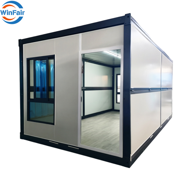 WinFair Competitive Price Modern Folding House Style Prefab Prefabricated Foldable 20Ft Container House Low Cost for Living