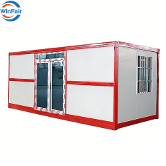 WinFair High Quality Hobbit Foldable Modular Ready Made Prefabricated Container House Prefab Modular Movable Beach Homes China
