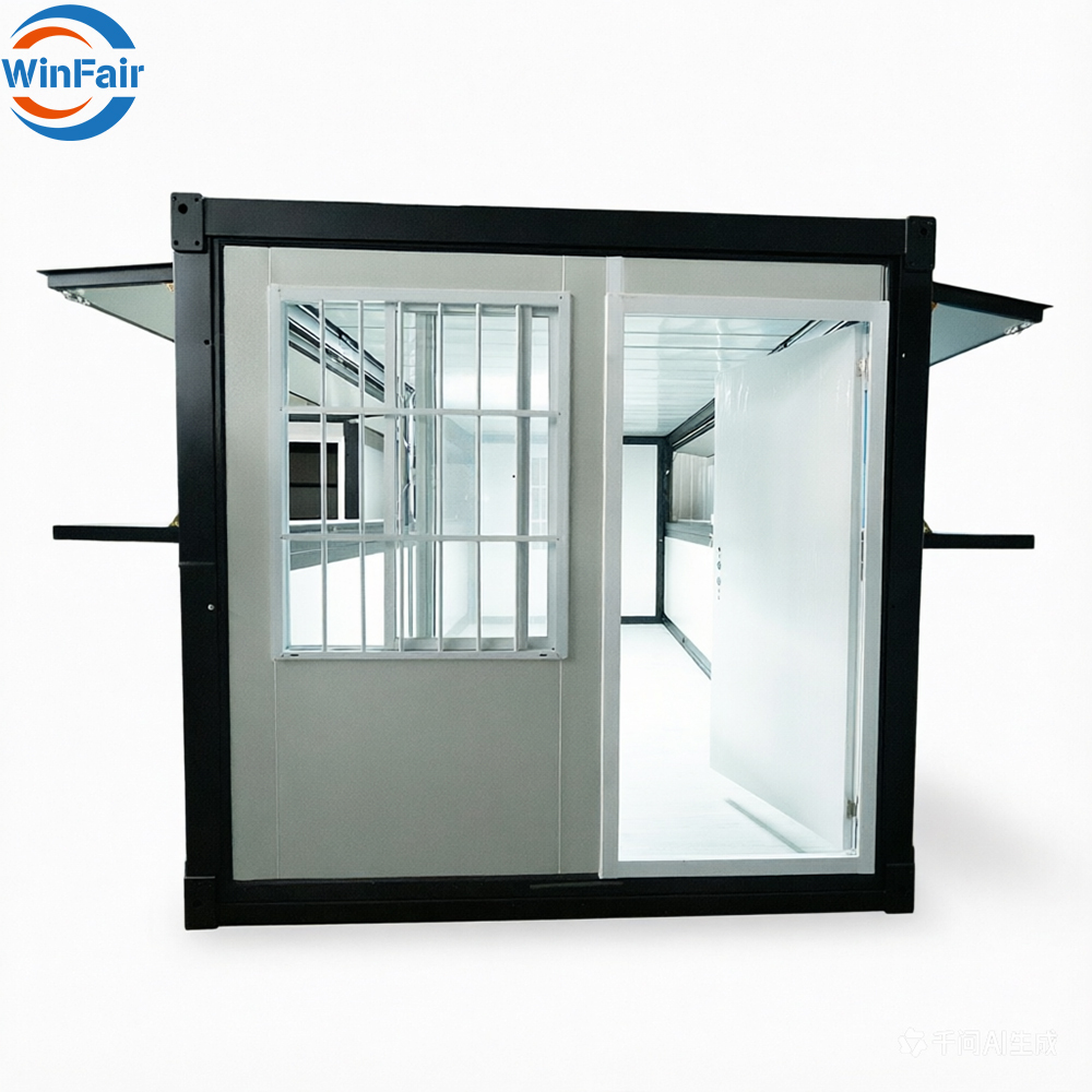 WinFair 20Ft Folding Modular Modern Homes Prefab Food Portable Container Kiosk Prefabricated Villa House Mobile Homes Luxury