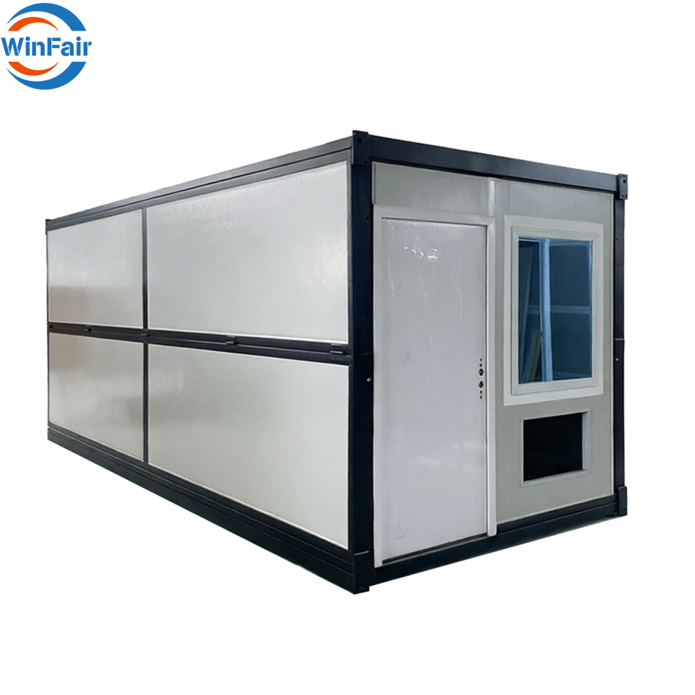 WinFair Wholesale Low Price Frefable Steel Prefab Folding Container House 20 Ft Modular Prefabricated Homes for Paraguay Market