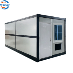 WinFair Wholesale Low Price Frefable Steel Prefab Folding Container House 20 Ft Modular Prefabricated Homes for Paraguay Market