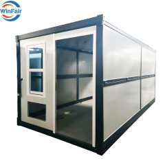 WinFair Sri Lanka Cheap Earthquake Proof Prefab Portable Folding Modular Container Houses 20Ft Prefabricated Homes for Sale