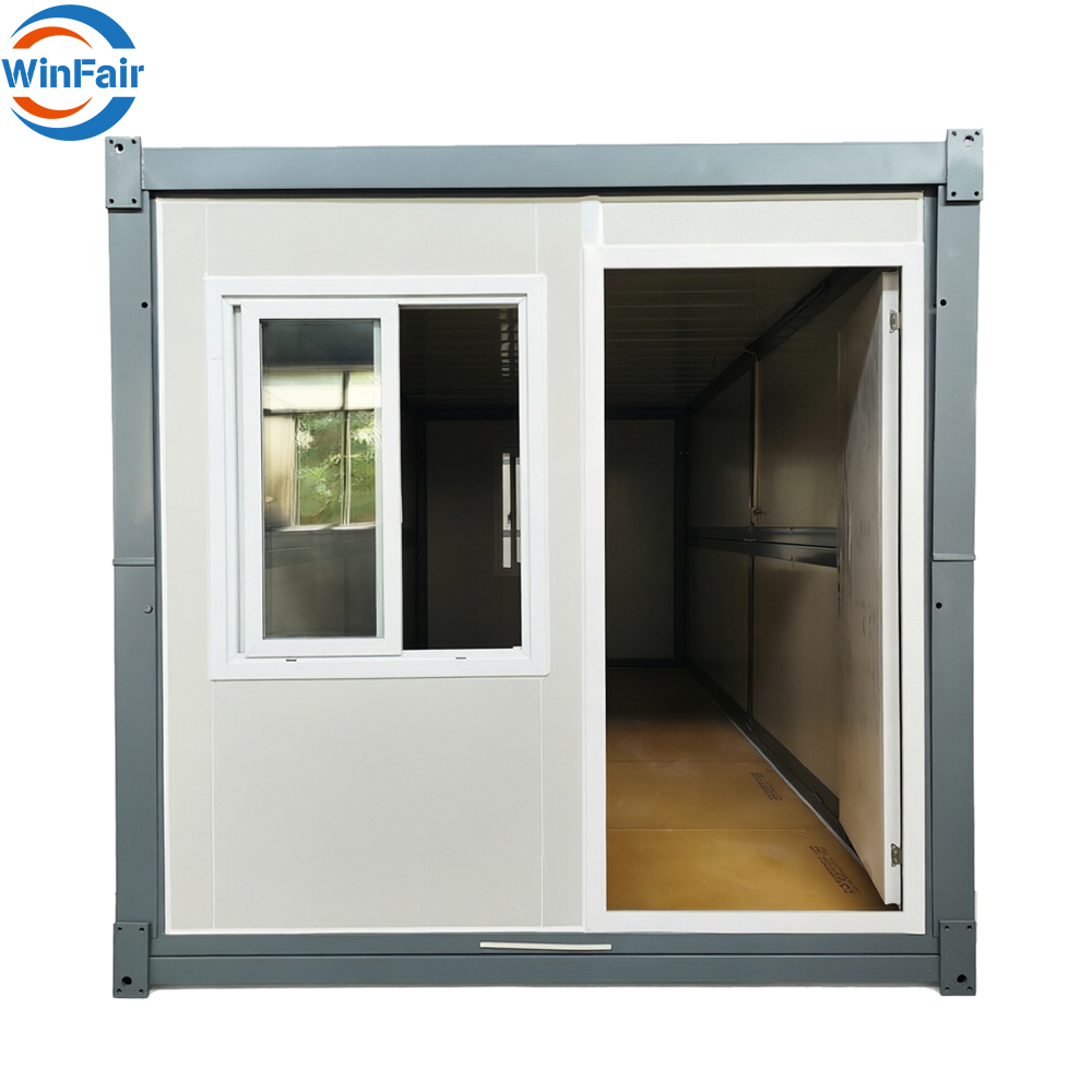 WinFair Modular Folding Container House in Philippines Little Room Houses Quality Prefabricated China-Folding-Container-House