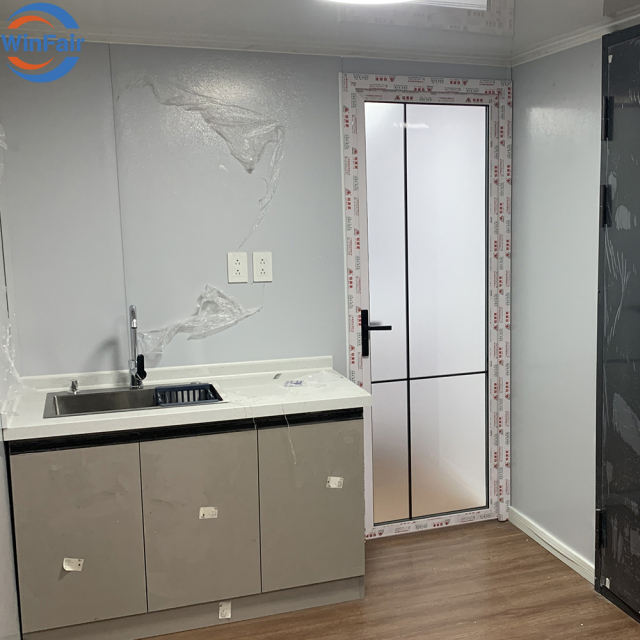 WinFair Barndominium Low Price Prefabricated House Villa Modular Module Container House Luxury Living With Toilet and Shower