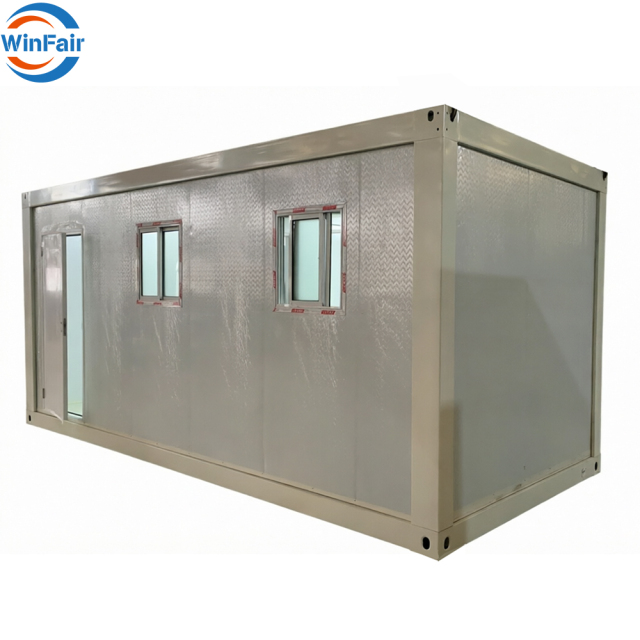 WinFair Portable Mini Tiny Modern Modular Folding Prefab Container House Home Prefabricated Houses With Toilet and Shower