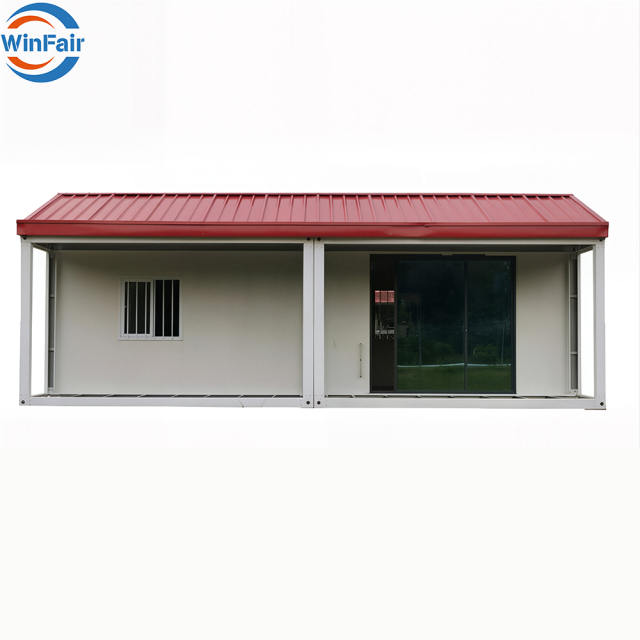 WinFair Competitive Price Portable Detachable Triangle Roof Prefab House Modular Container House Home With Toilet and Shower