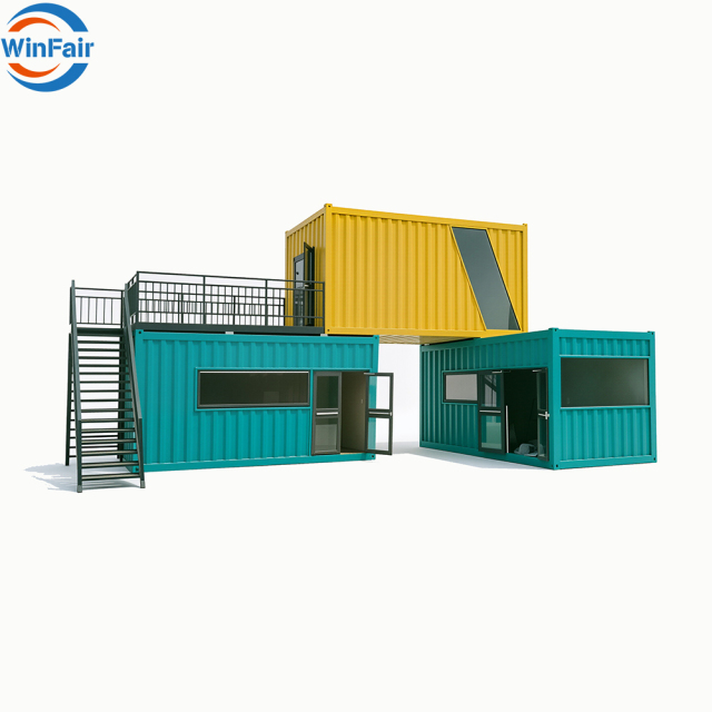 WinFair Mobile Homes 20 Foot Container House Prefabricated Granny Flat in Australia for Container Commercial Street/Pop-Up Store