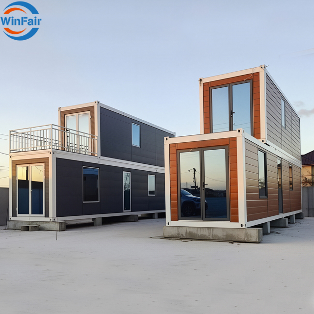 WinFair China Luxury Container Prefabricated Modular Homes House Casas Prefrafricadas for Granny Flat / Guest House / Dormitory