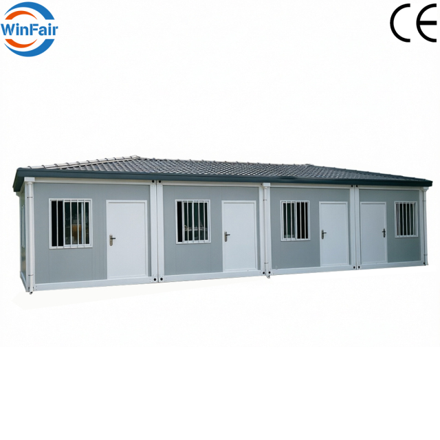 WinFair Ce Certified Prefabricated Mobile Modular 20Ft Prefab Container Module Home House for Self-Built Villa/Residential Home