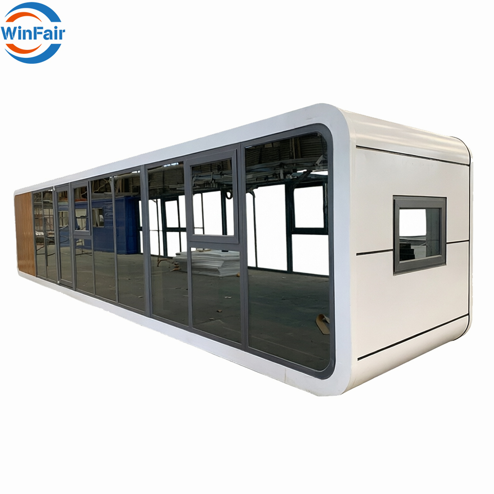WinFair Modern Modular Prefab Living Home 40Ft Container House Apple Cabin With Bathroom and Kitchen for Granny Flat/Guest House