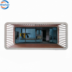 WinFair Quick Install 20Ft Tiny Prefab Apple Cabin Container House Prefabricated With Terrace Casas Contenedor For Capsule House