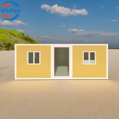WinFair Dubai Prefab Repo-Modular-Homes 2 Bedroom Granny Flat Expandable Container Houses for Moq 2 Sets 4H Quick Assembly