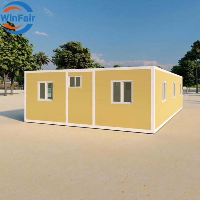 WinFair Ce Certified Best Price Prefab Mobile Modular Homes Ready Expandable Container Houses Canada With Toilet for Sale