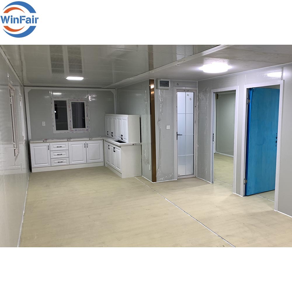 WinFair Custom Quick Install Cost Prefab Mobile Modular Homes Villa Residential Container House South Africa for Home Studio