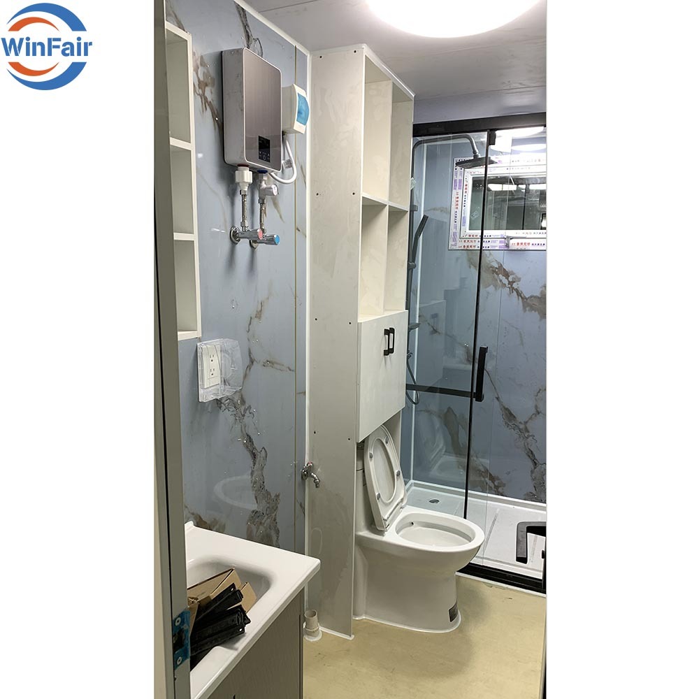 WinFair Ce Certified Best Price Prefab Mobile Modular Homes Ready Expandable Container Houses Canada With Toilet for Sale