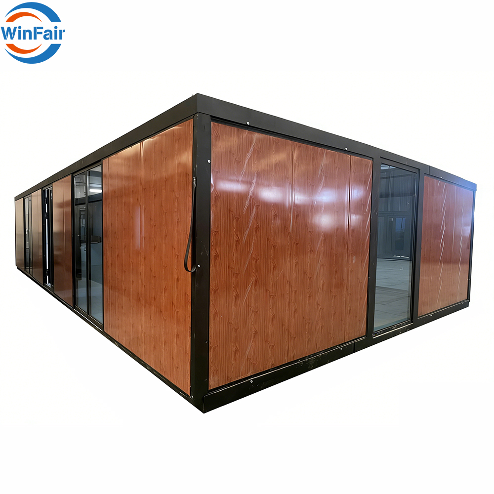 WinFair 40 Ft Residential Prefabricated Container Beach Homes Luxury House Foldable Nigeria for Resort Villa/Granny Flat