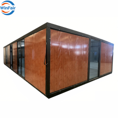 WinFair 40Ft Modular House Prefabricated Folding Prefab Tiny Container House Living Room Ireland With Bathroom for Homestay