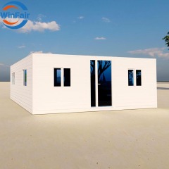 WinFair Ce Certified Kerala Mini Mobile Prefab Modular Granny Flat Container House 2 Bedroom for Sale 4H Quick Assembly