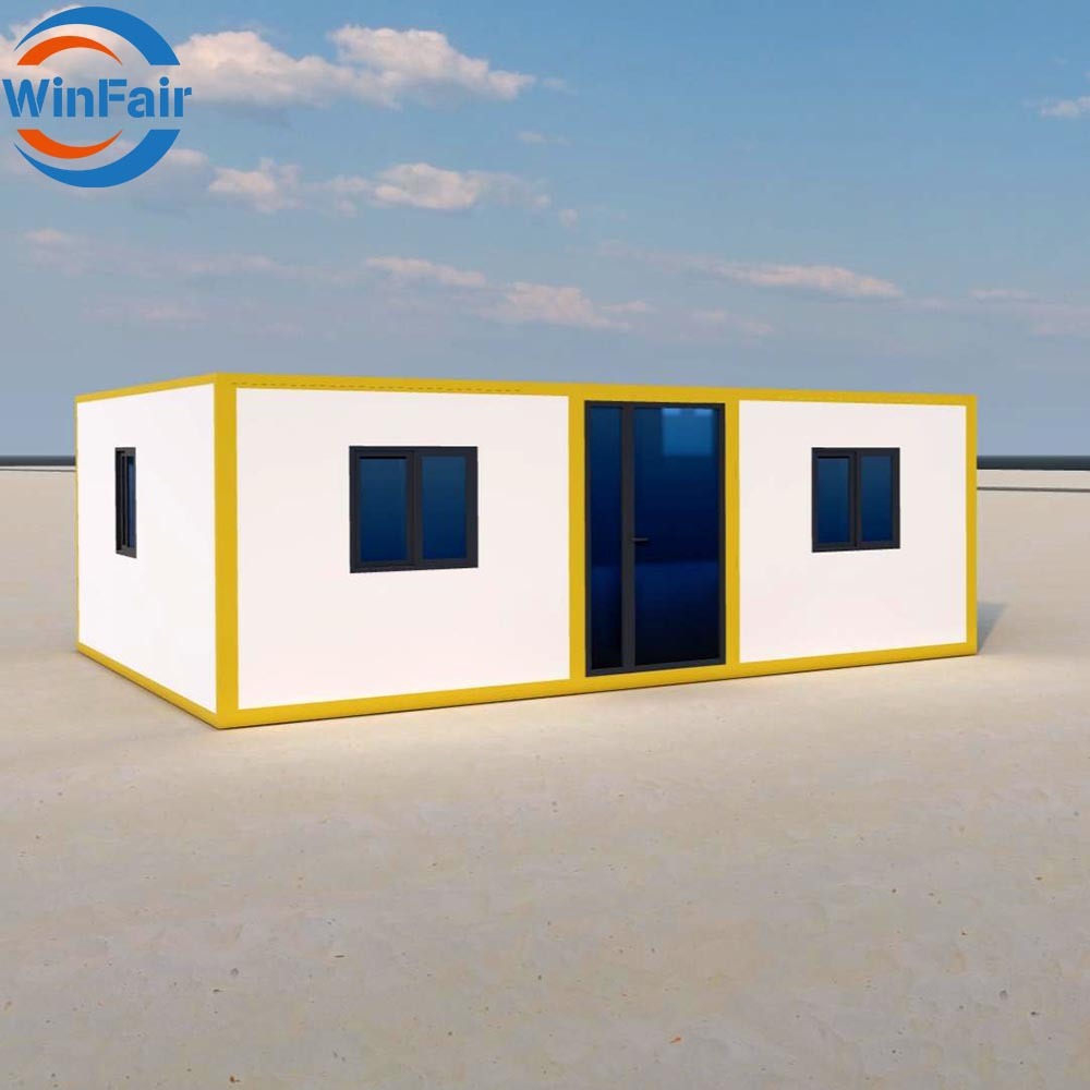WinFair 20Ft Prefabricated Modular Home Prefab Tiny Houses Cheap Container With Bedroom And Bathroom For Beachfront Bungalow