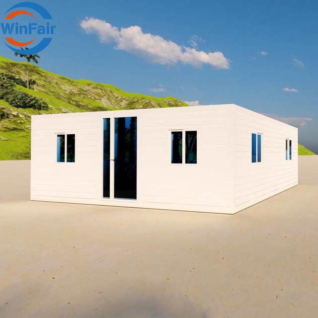 WinFair Ce Certified Kerala Mini Mobile Prefab Modular Granny Flat Container House 2 Bedroom for Sale 4H Quick Assembly