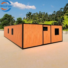 WinFair Ce Certified Quick Assembly Affordable 40Ft Ready Homes Three Bedroom Prefab Houses Modern With Toilet South Africa