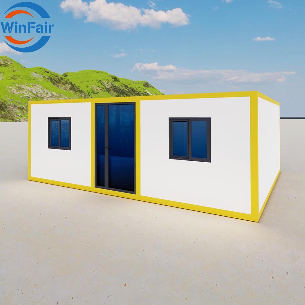 WinFair 20Ft Prefabricated Modular Home Prefab Tiny Houses Cheap Container With Bedroom And Bathroom For Beachfront Bungalow