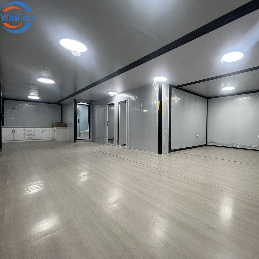 WinFair Ce Certified Quick Assembly Affordable 40Ft Ready Homes Three Bedroom Prefab Houses Modern With Toilet South Africa