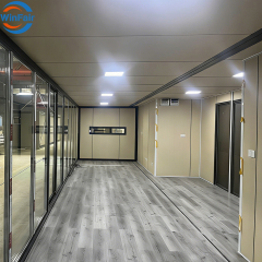 WinFair Luxury 40Ft Expandable Glass Wall Container House Modular Home House With Kitchen for Living Container / Casa Container