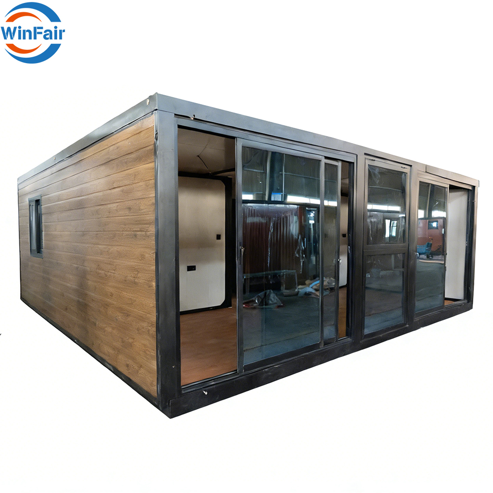 WinFair Chinese House Building Cost Prefab Mobile Modular Expandable Container Folding House for Construction Site Office