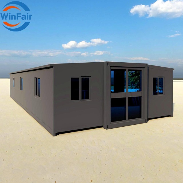 WinFair 40 Ft Expandable Folding Modular Container House With Toilet and Shower Prefab for Living Container / Casa Container