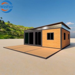 WinFair Quick Install Ce Certified 20Ft Portable Houses Foldable Container Prefabricated Homes With Wc Modern Luxury